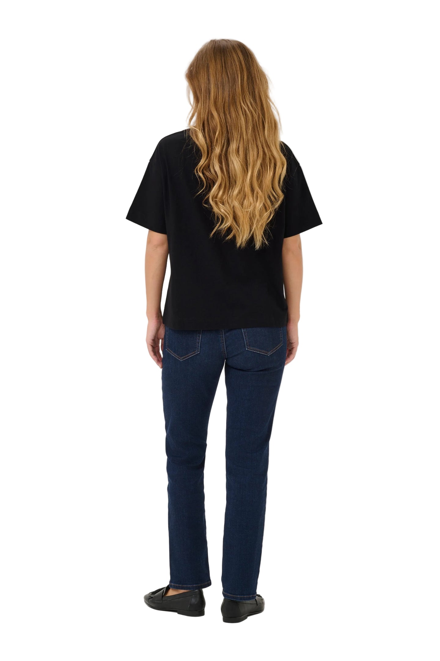 Kaffe Womens KAtomina T-Shirt Black Deep