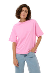 Kaffe women's pink denim t-shirt