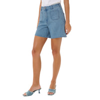 Kaffe women's blue denim shorts