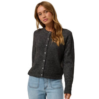 Kaffe Womens Cardigan KAniel Dark Grey Melange