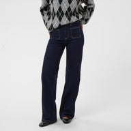 Kaffe Womens Jean KABrook High Waist Dark Blue