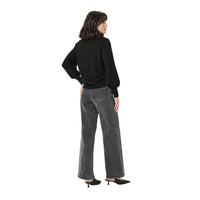 Kaffe Womens Pullover Lizza Bead Black Deep