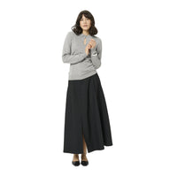Kaffe Womens Pullover Jada Polo Grey Melange