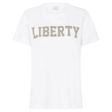 Kaffe Womens T-Shirt Jean Optical White
