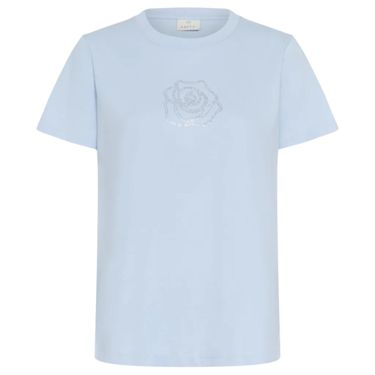 Kaffe Womens T-Shirt Jean Powder Blue