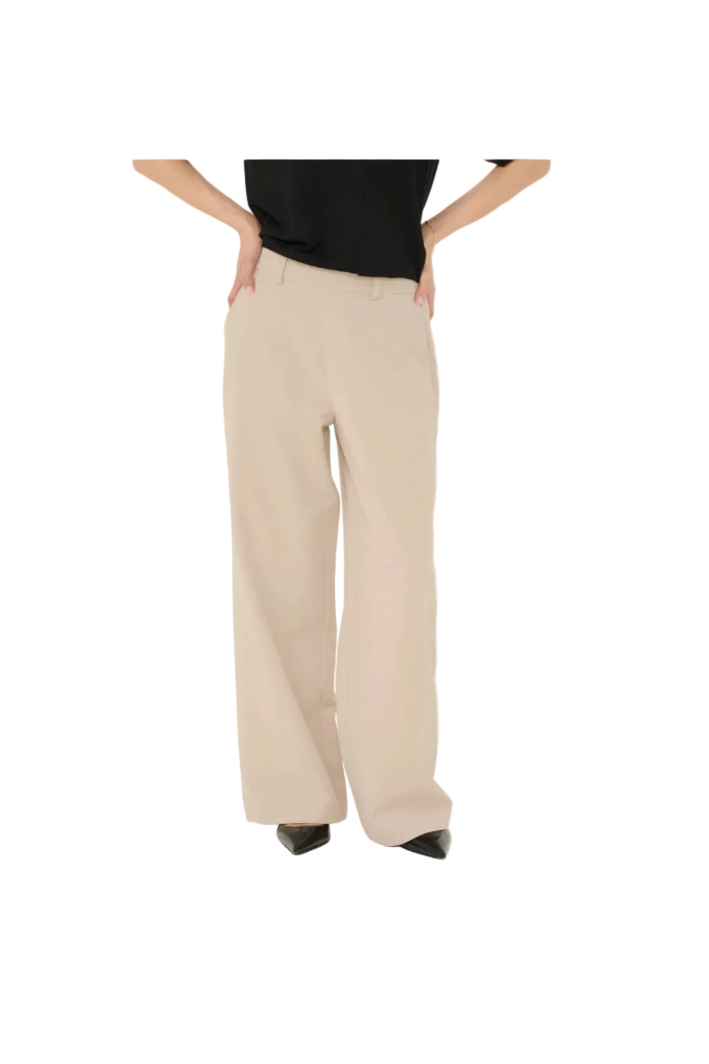 Kaffe Womens KAvalley Pants Feather Grey