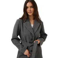 Kaffe Womens Jacket Saturn Dark Grey Melange