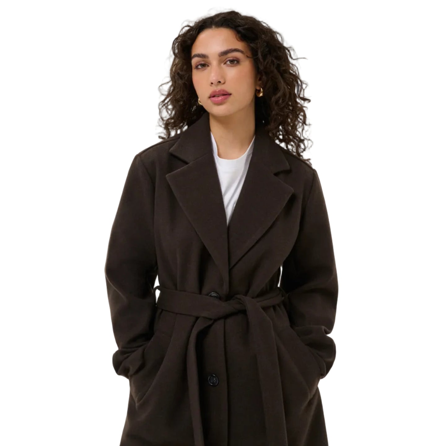 Kaffe Womens Jacket Saturn Coffee Bean