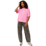 Kaffe Womens KArosie T-Shirt Pink Power