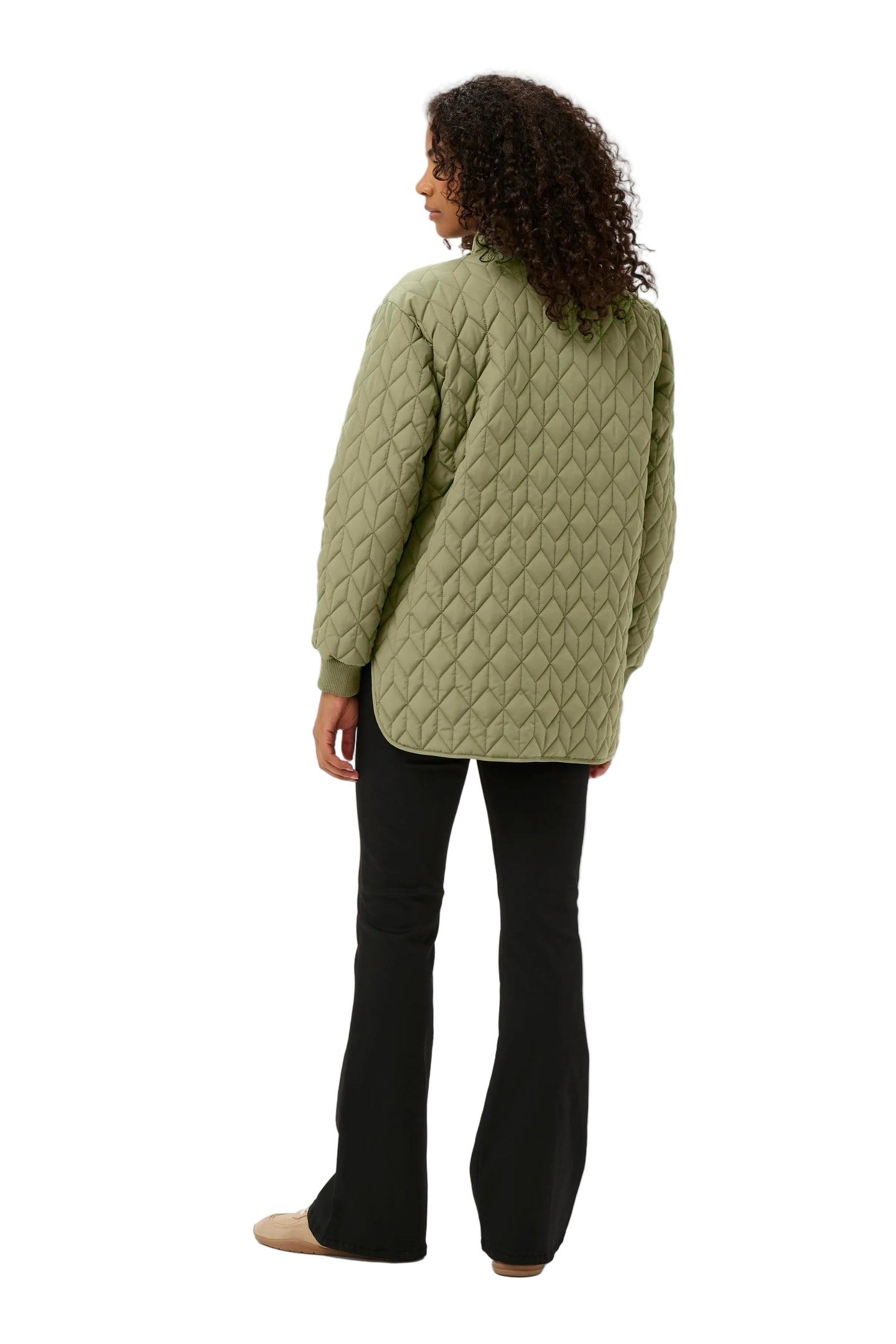 Kaffe Womens KAleila Casual Jacket Dusky Green