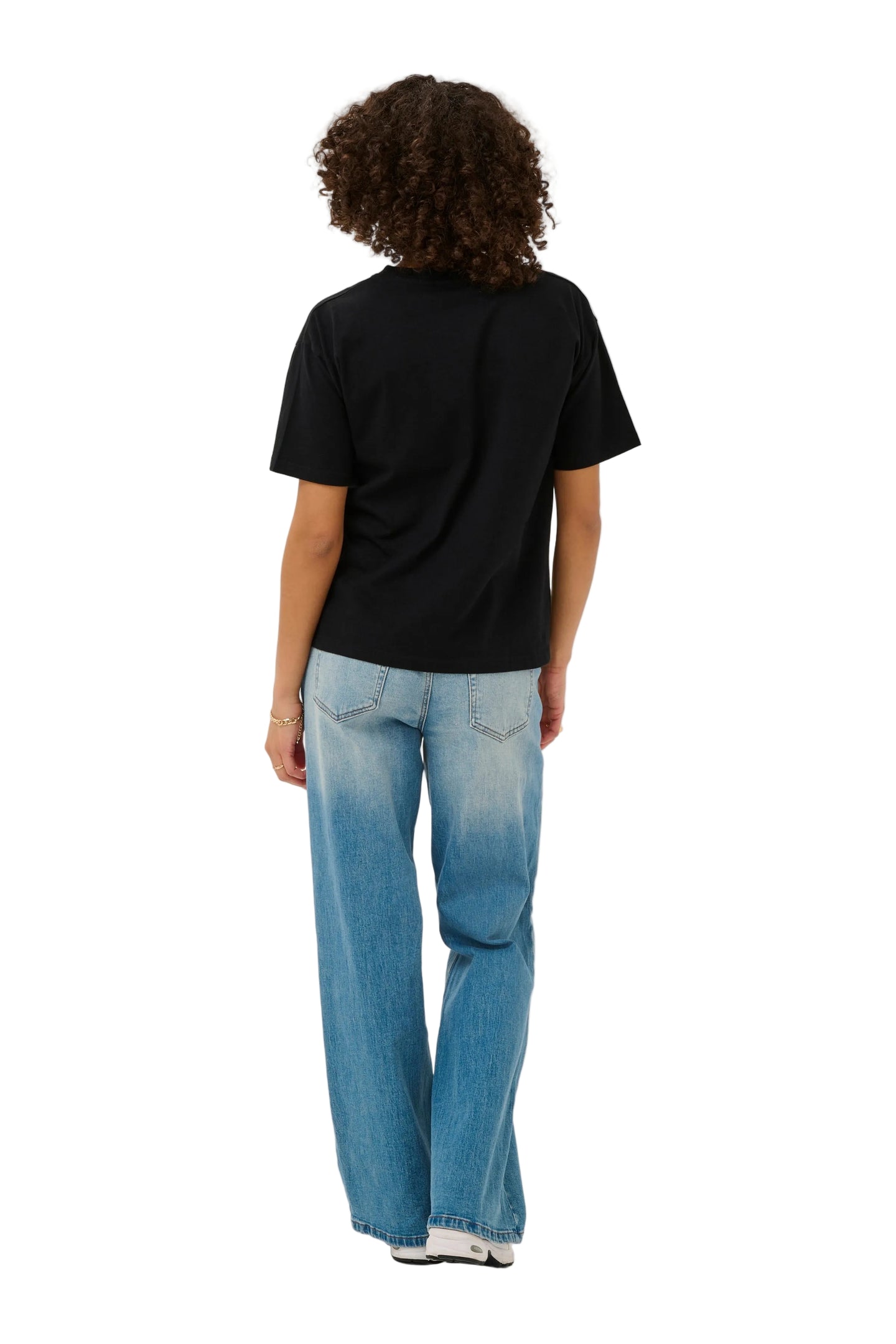 Kaffe Womens KArosie Tee Black Deep