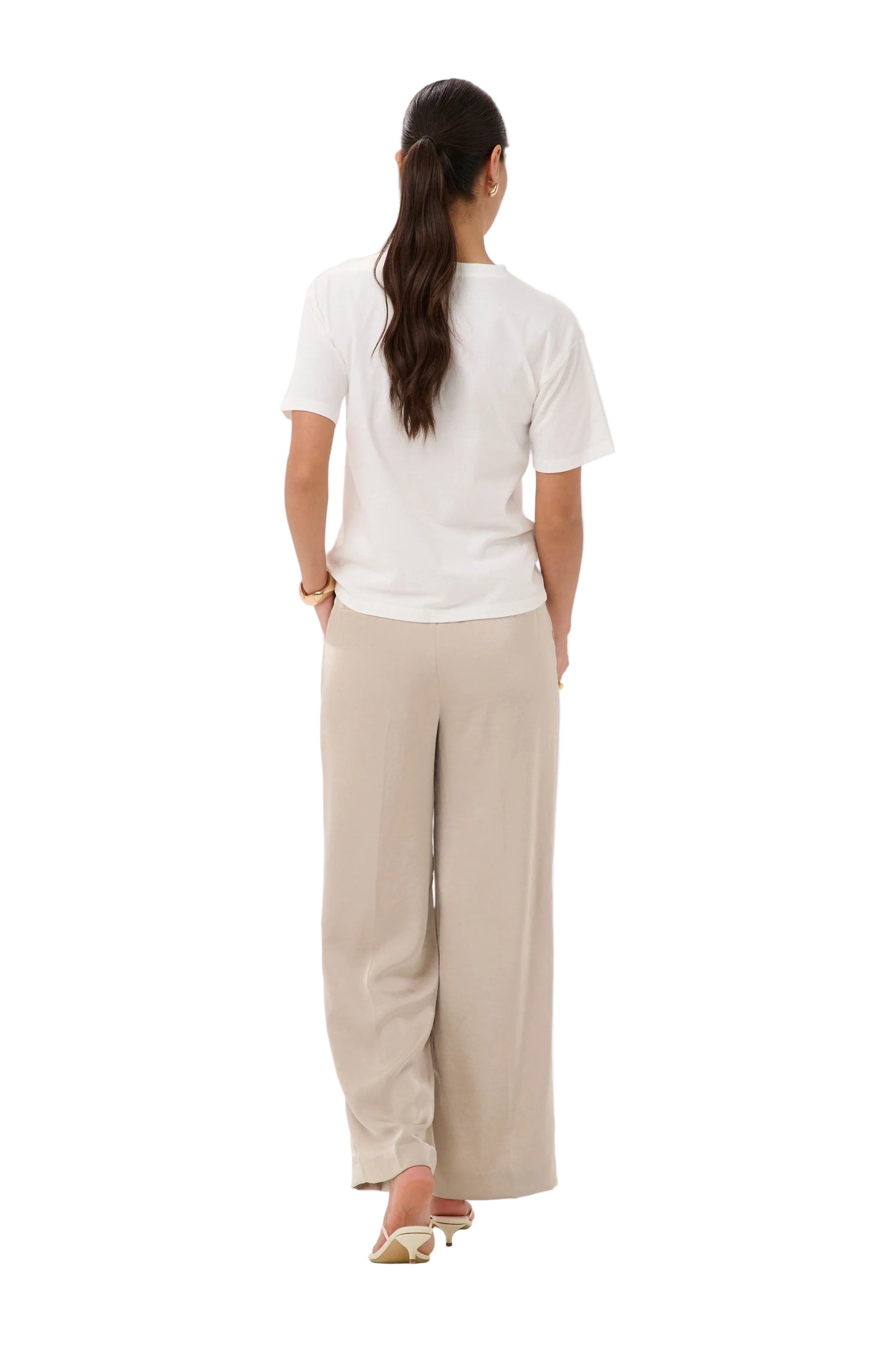 Kaffe Womens KArosie Tee Chalk