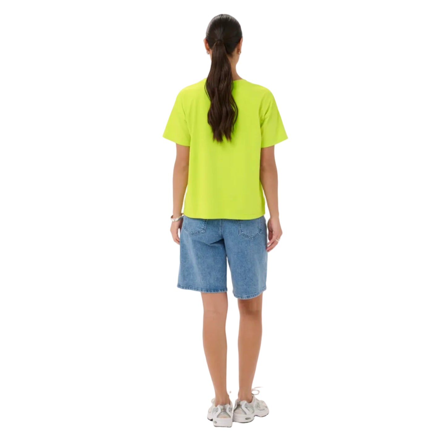 Kaffe Womens KAchelsea T-Shirt Wild Lime