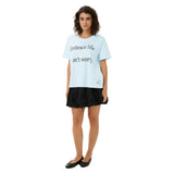 Kaffe Womens KAchelsea T-Shirt Nantucket Breeze