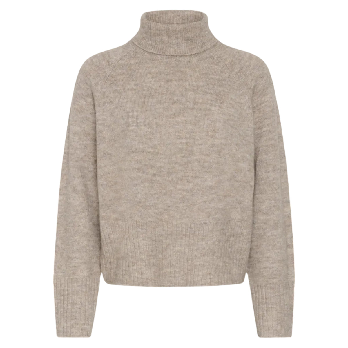 Kaffe Womens Jumper KAErin Desert Taupe Melange