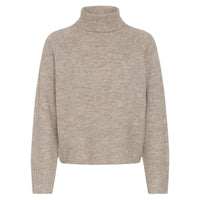 Kaffe Womens Jumper KAErin Desert Taupe Melange