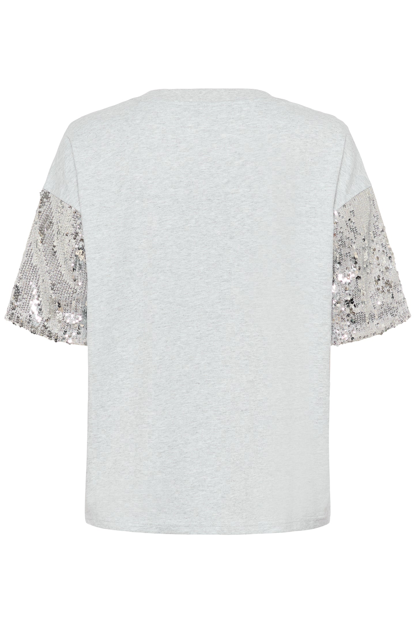 Kaffe Womens KAseivina T-Shirt Light Grey Melange