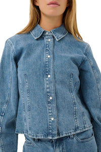 Kaffe women's blue denim shirt