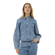 Kaffe women's blue denim shirt