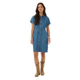 Kaffe women's blue denim dress