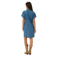 Kaffe women's blue denim dress