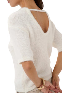 Kaffe Womens KAemillie Strap Pullover Chalk