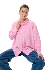 Kaffe Womens KAneema Shirt Pink Frosting