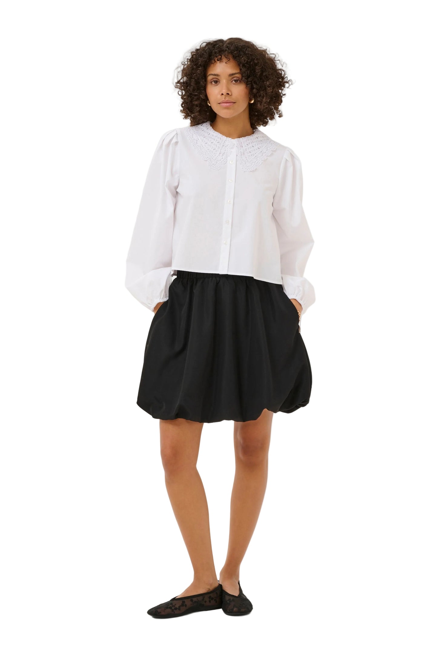 Kaffe Womens KAorla Shirt Optical White