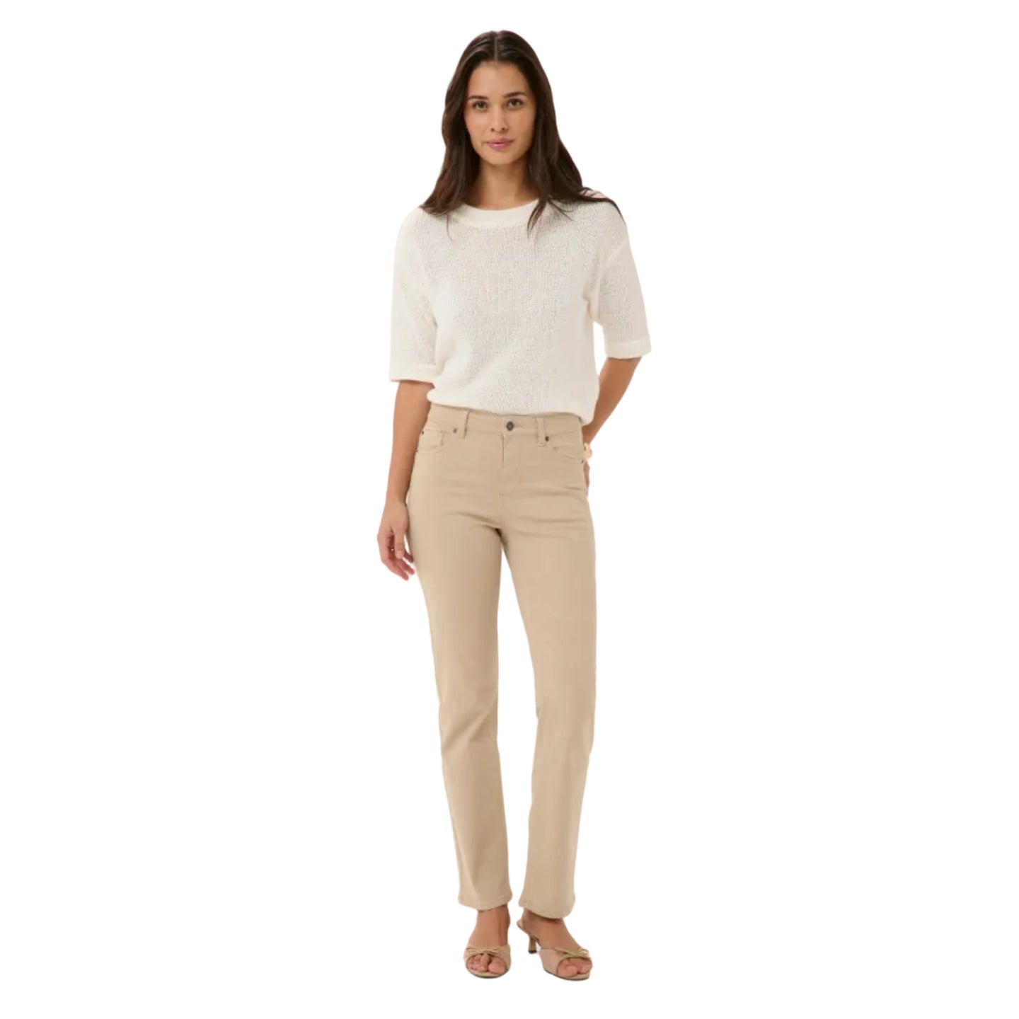 Kaffe Womens KAmaris Regular Fit Jeans Feather Gray
