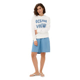 Kaffe Womens KAlili Sweatshirt Chalk