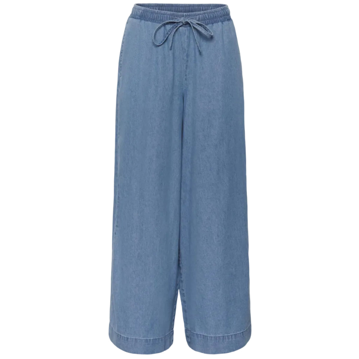Kaffe Womens Pants Jade Denim Medium Blue Chambray