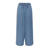 Kaffe women's blue denim trousers with drawstring