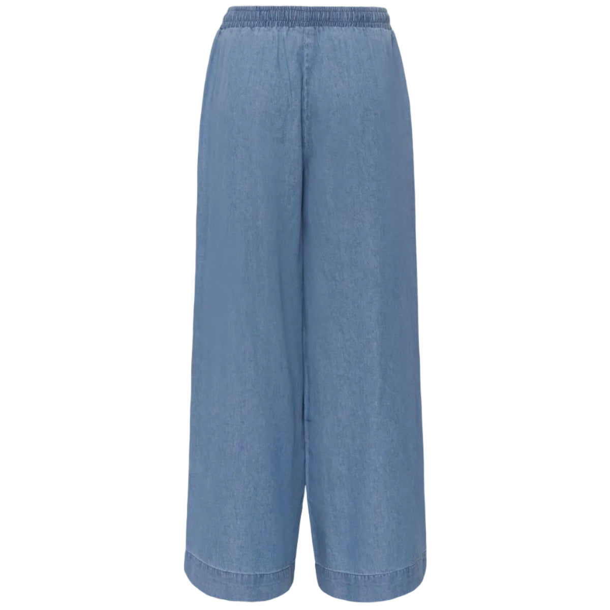 Kaffe women's blue denim trousers with drawstring