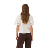 Kaffe Womens KAhermia T-Shirt Chalk