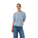 Kaffe Womens KAvivian Knit Pullover Blue Fog