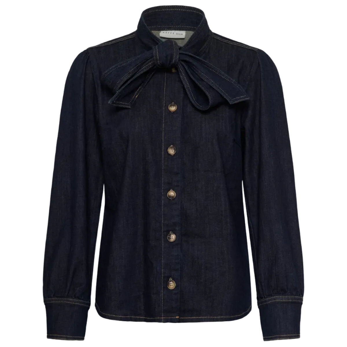 Kaffe Womens Denim Shirt KAMolly Raw Blue Denim