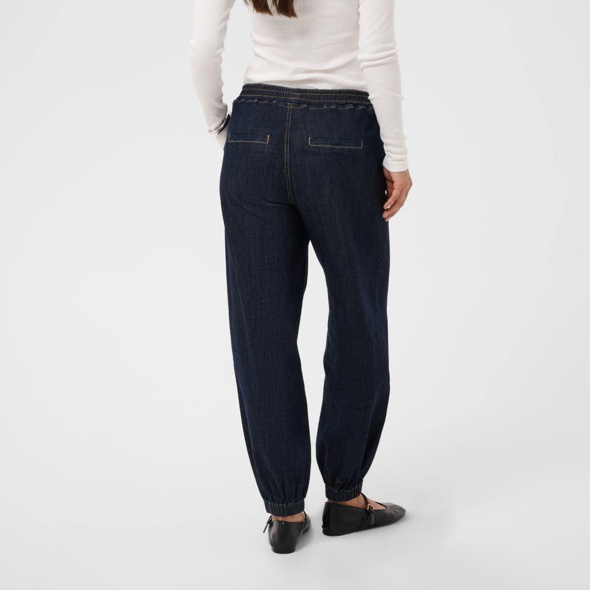 Kaffe Womens Denim Pant KAmolly 10512103 Raw Blue Denim