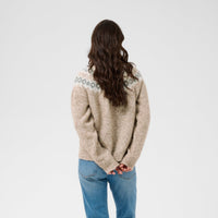 Kaffe Womens Jumper KAberta Beige Melange