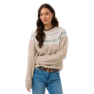 Kaffe Womens Jumper KAberta Beige Melange