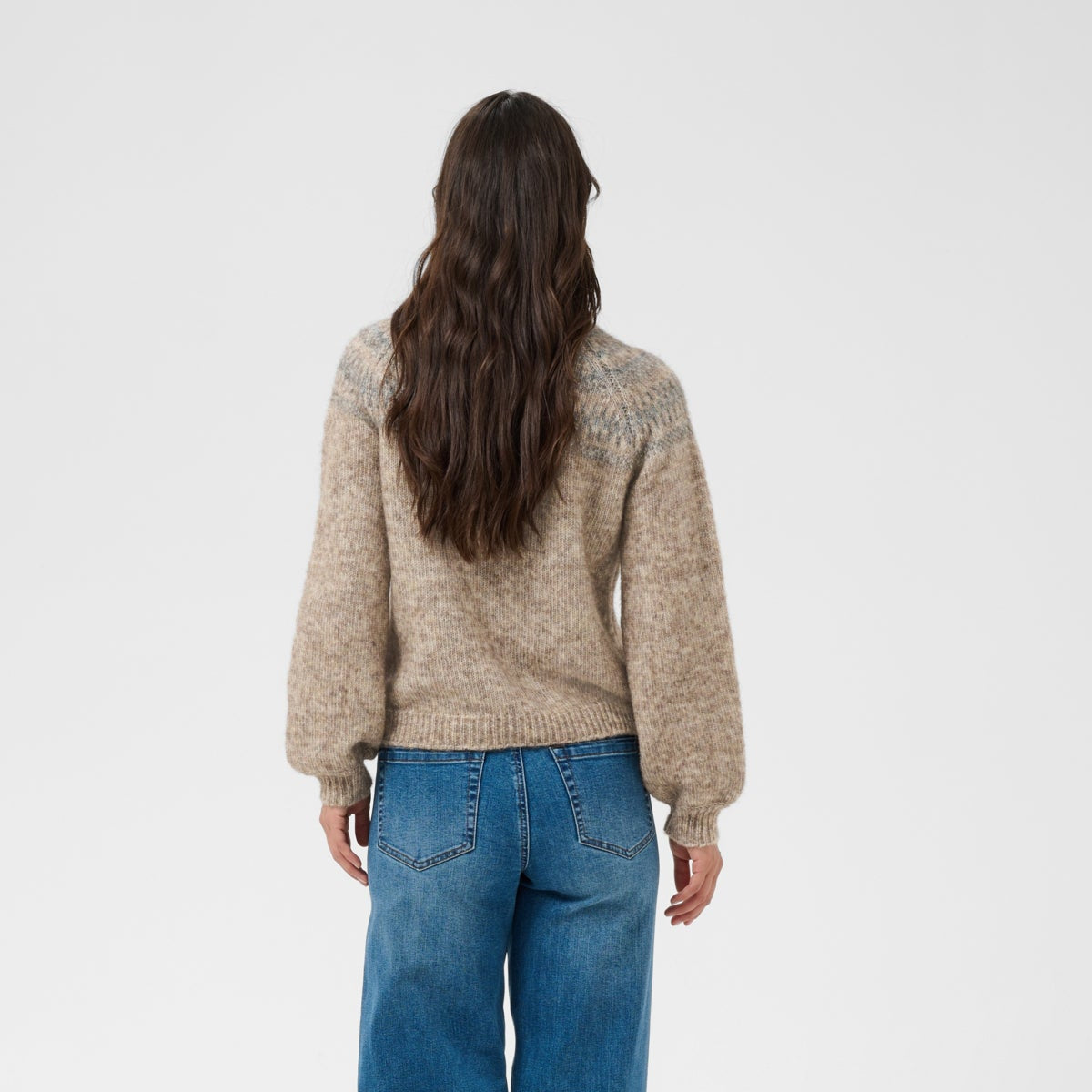 Kaffe Womens Jumper KAgerda Brown Melange