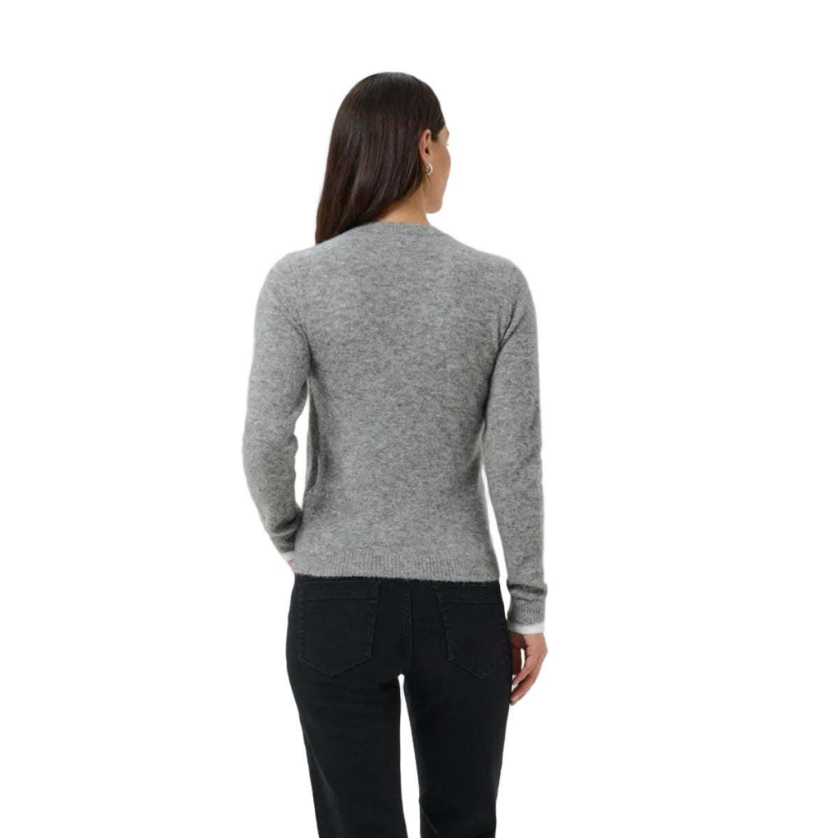 Kaffe Womens Jumper KARini Grey Melange