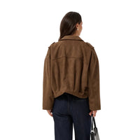 Kaffe Womens Suedette Jacket KAGalilea Carafe 10512213