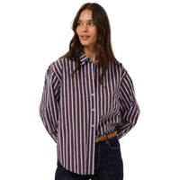 Kaffe Womens Shirt KAGavina Fudge/Chalk/Provance