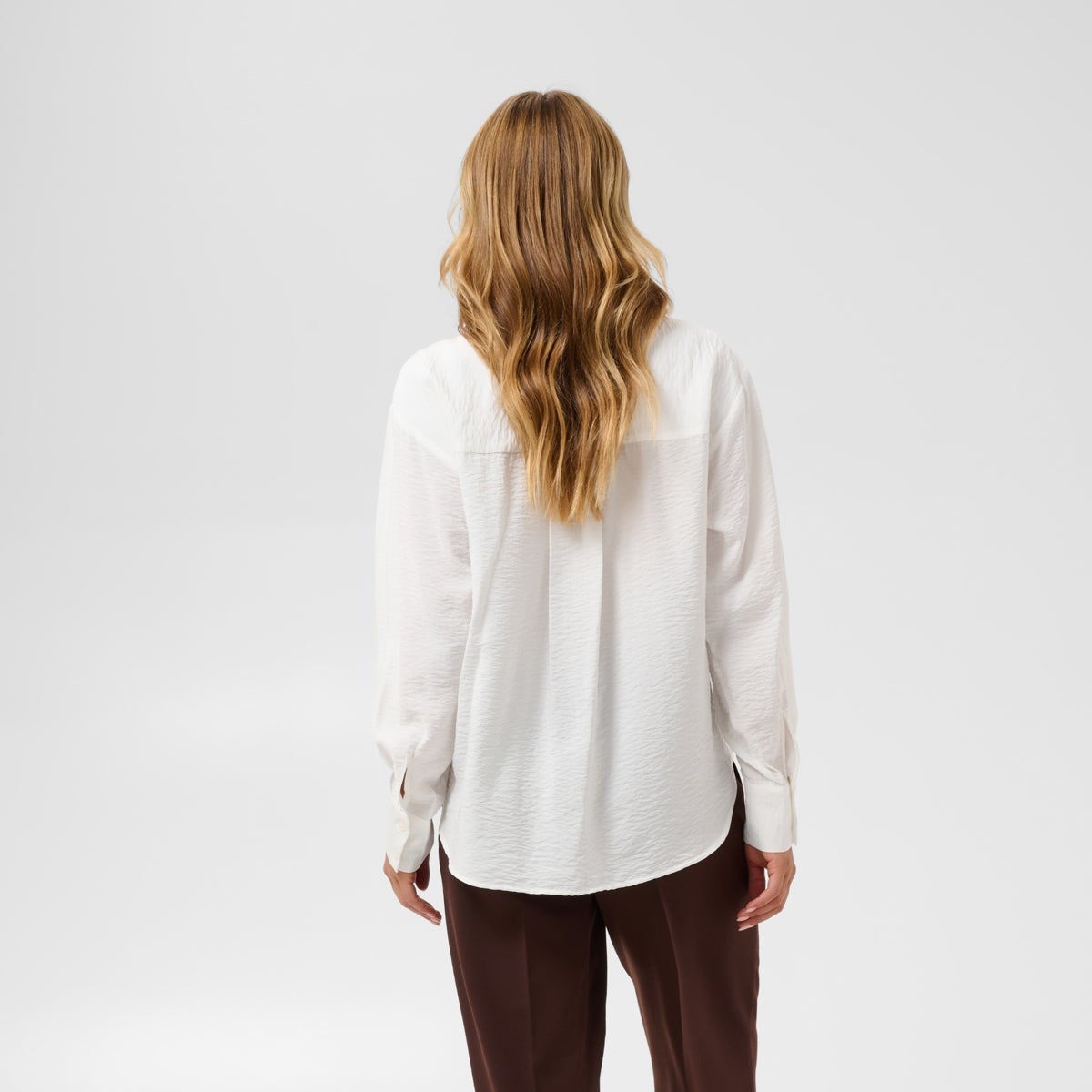 Kaffe Gilda women's chalk white shirt