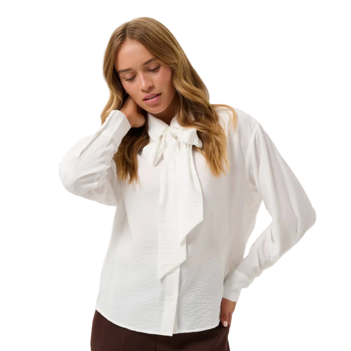 Kaffe Gilda women's chalk white shirt