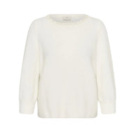 Kaffe Womens Pullover Selly Chalk