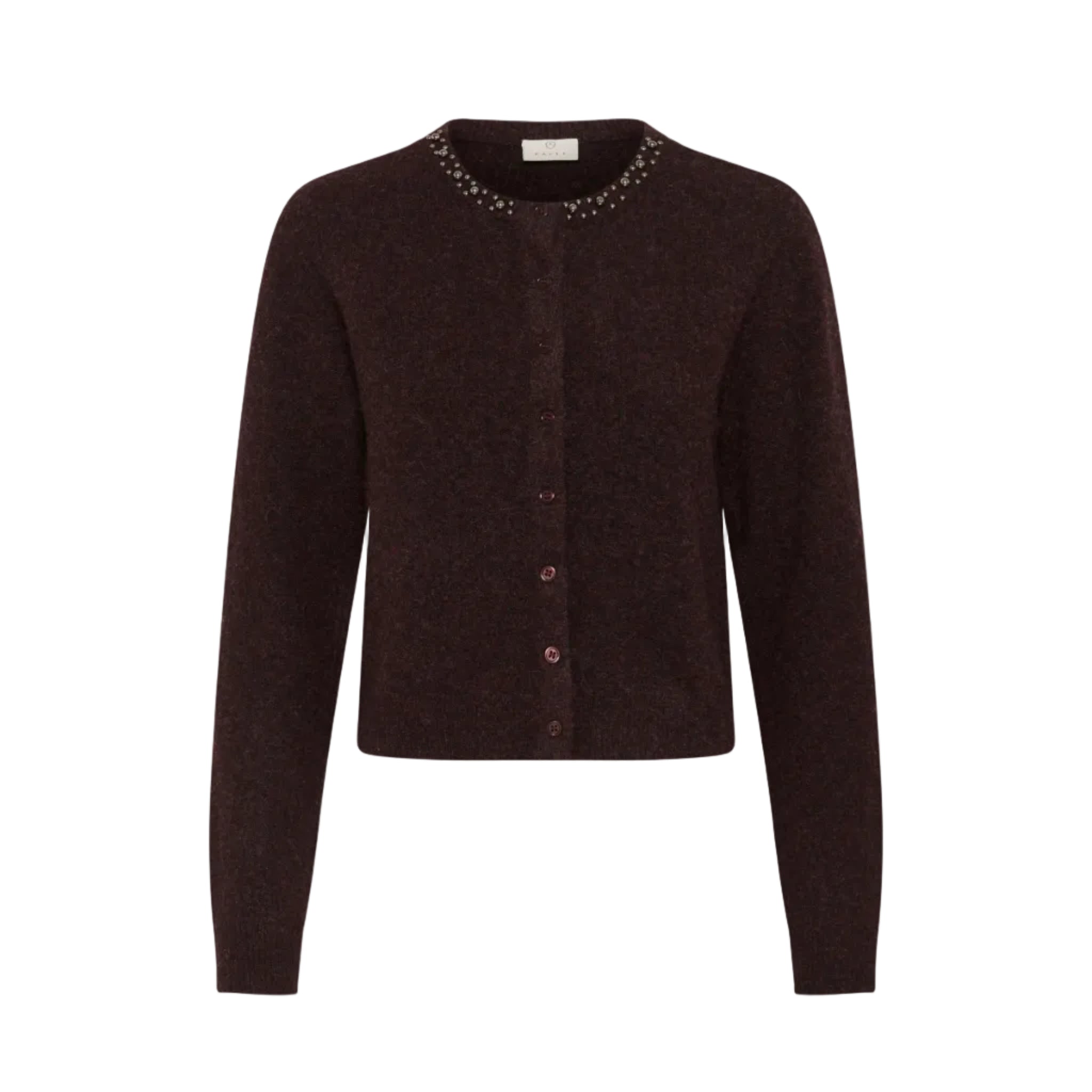 Kaffe Womens Cardigan Selly Fudge Melange
