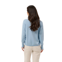 Kaffe Womens KAlizza Mai Pullover Blue Fog