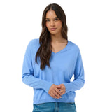Kaffe Womens Pullover Blue Fog 10512364 Provence