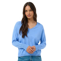 Kaffe Womens Pullover Blue Fog 10512364 Provence